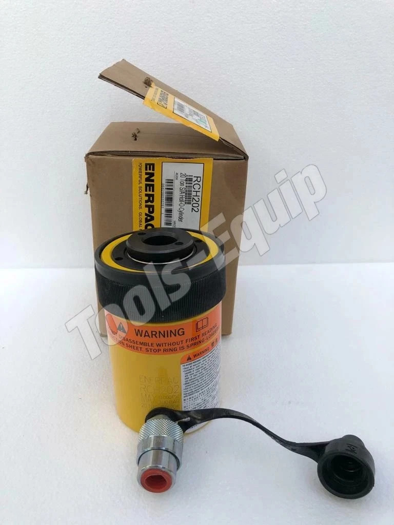 Enerpac RCH 202 Hydraulic Holl-O-Cylinder 20 Tons Capacity 2 Enerpac RCH 202 Hydraulic Holl-O-Cylinder 20 Tons Capacity 2