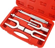 5PCS Ball Joint Separator Kit, Pickle Fork, Tie Rod & Pitman Arm Remover Tool picture
