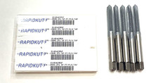 RapidKut 1/4-28 Tap HSS Spiral Point Plug 2 Flute H5 Tap 5 Pack USA Made picture