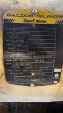 Baldor VEM3710T 7.5 HP 230/460 1770 RPM 213TC Frame TEFC picture