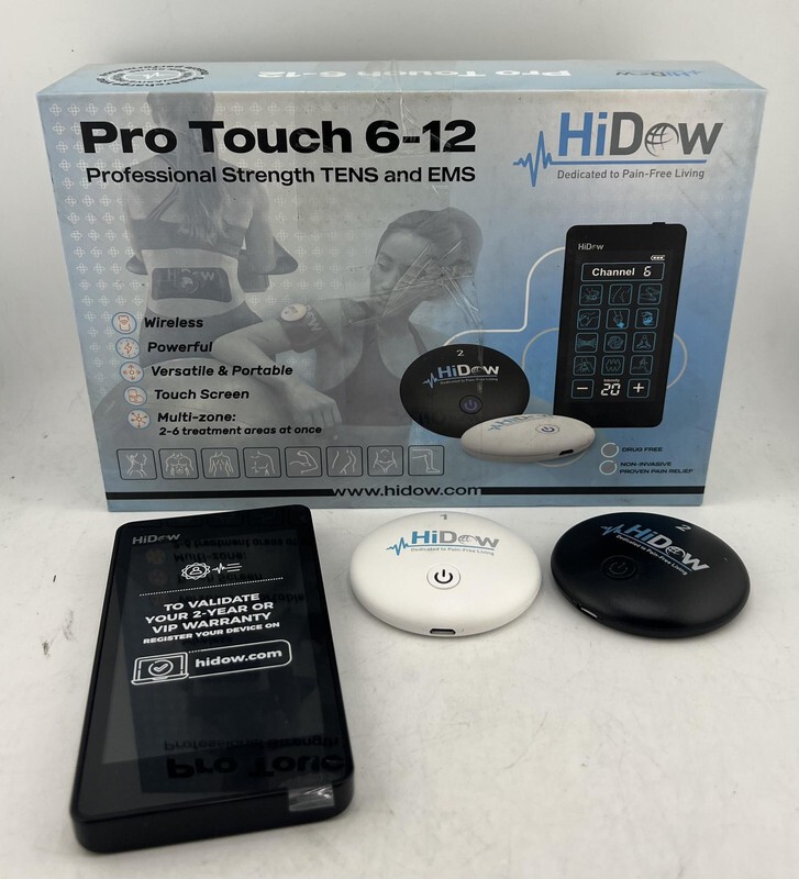 HI-DOW PRO TOUCH 6-12 WIRELESS RECHARGEABLE MASSAGER TOUCHSCREEN HI-DOW PRO TOUCH 6-12 WIRELESS RECHARGEABLE MASSAGER TOUCHSCREEN