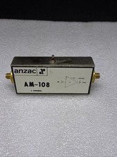 Anzac AM-108 RF Amplifier 28dB gain from 5-300 MHz, -20VDC (Working Pull) picture