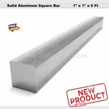 6 Feet Solid Square Stock Aluminum Alloy 1