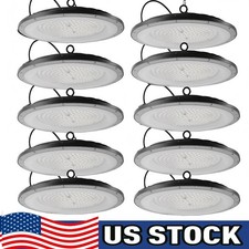 10-Pack 300W UFO LED High Bay Light Shop Industrial Commercial Factory Warehouse picture