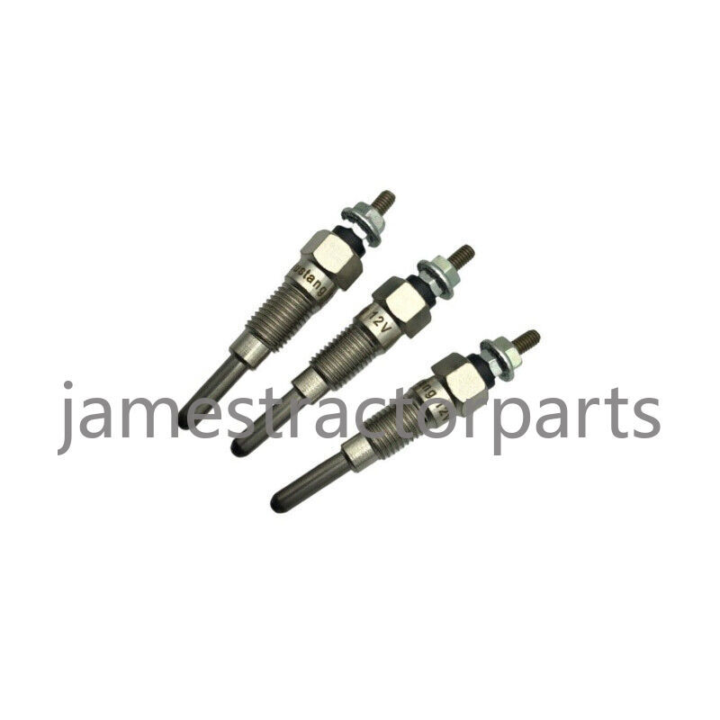 3X Glow Plugs YM129795-77800 Fits For Yanmar Komatsu 3D72-2B 3D74E-3C PC15R-8 3X Glow Plugs YM129795-77800 Fits For Yanmar Komatsu 3D72-2B 3D74E-3C PC15R-8