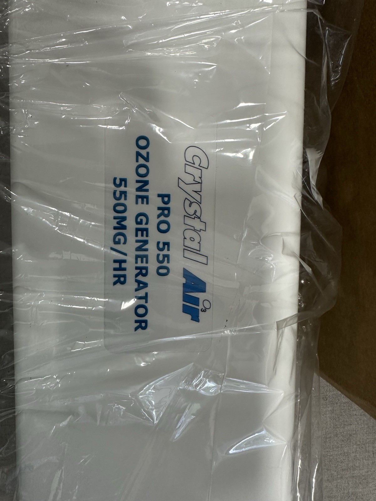 NEW Unused Crystal Air Ozone Generator Pro 550mg/hr NEW Unused Crystal Air Ozone Generator Pro 550mg/hr