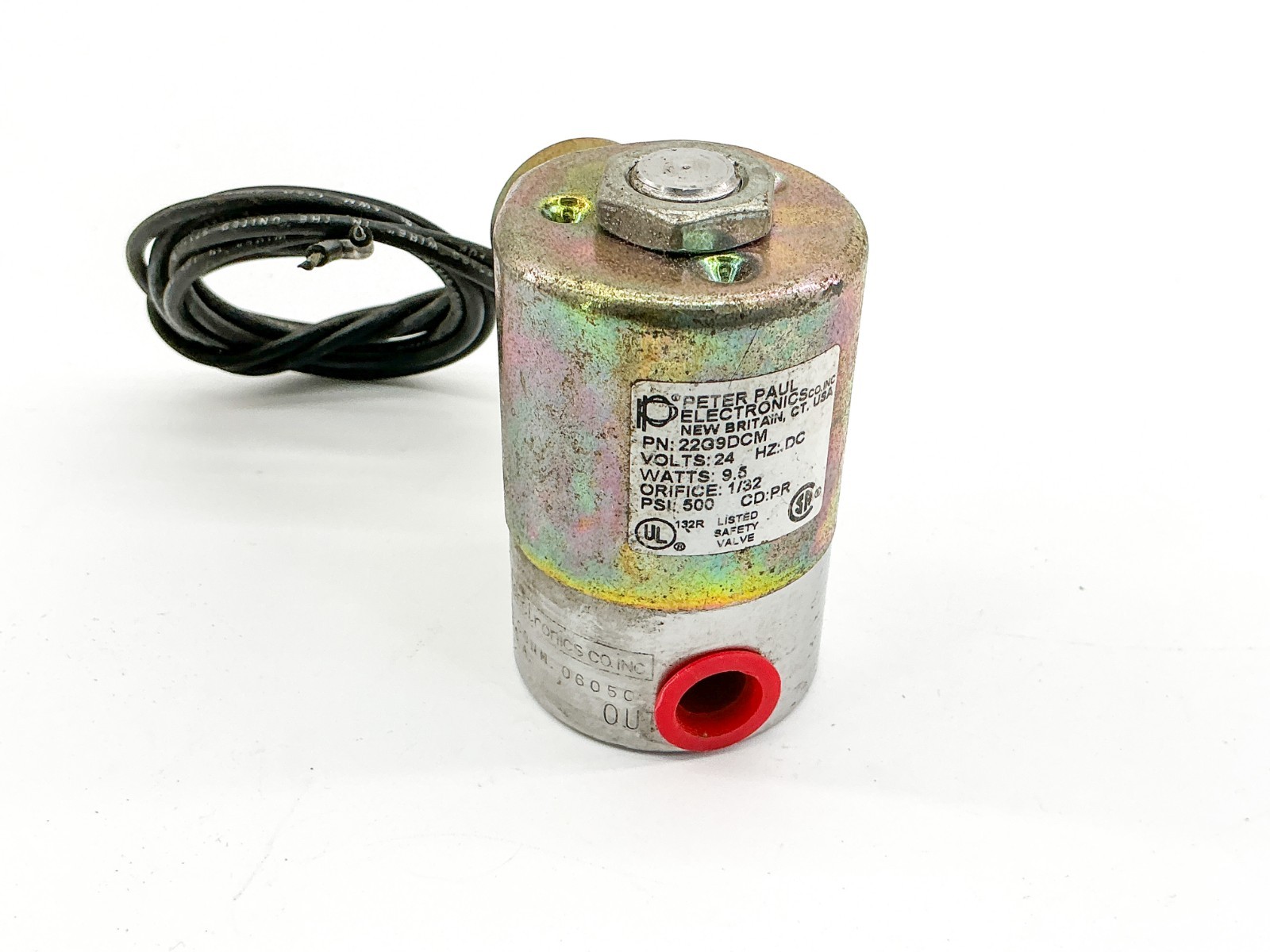 New Peter Paul 22G9DCM Solenoid Valve 24V 9.5W 1/32 New Peter Paul 22G9DCM Solenoid Valve 24V 9.5W 1/32