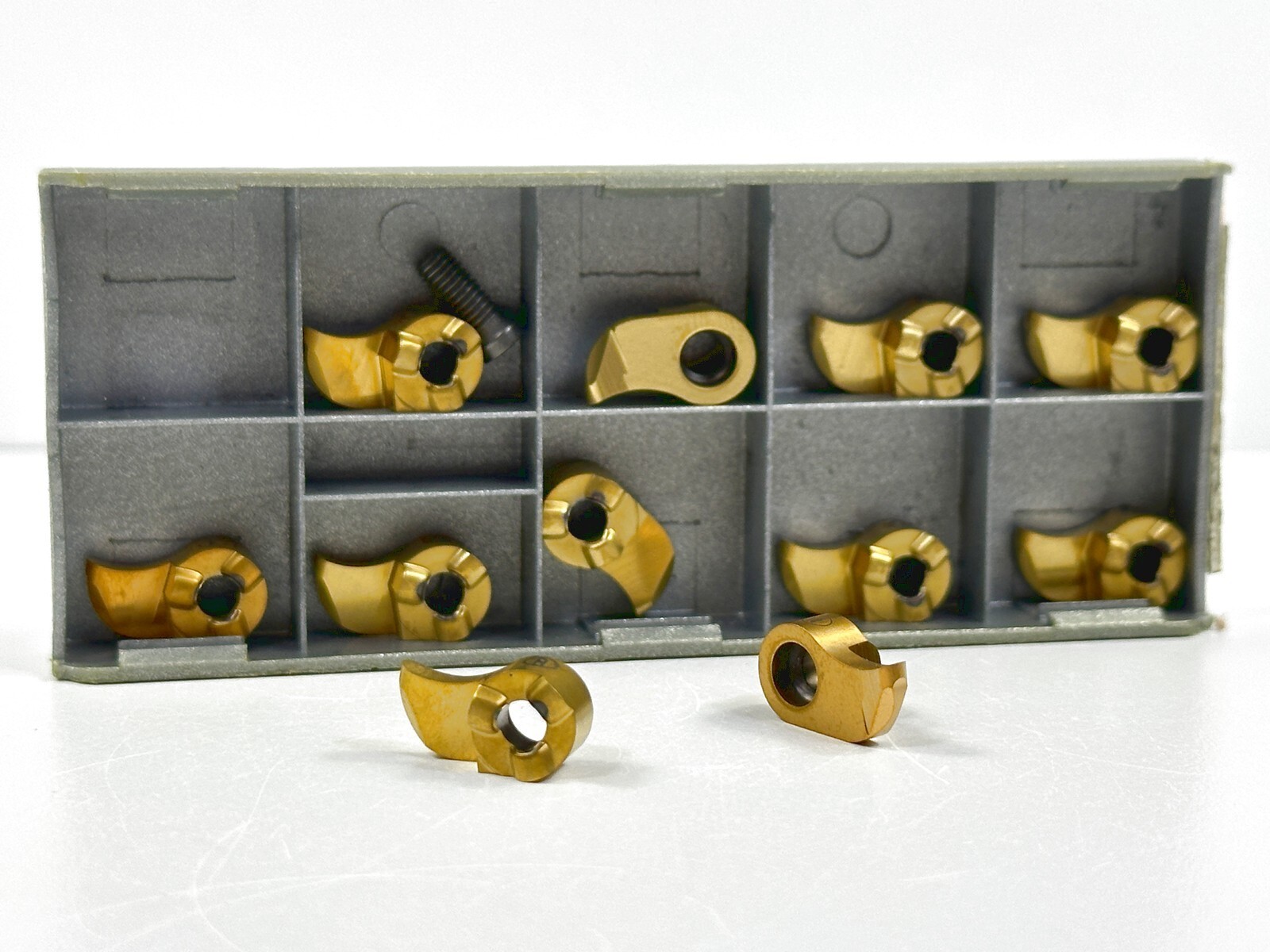 ISCAR GIQR 11-15-2.50-R125 New Carbide Grooving Insert 6403878 Grade IC528 11pcs
