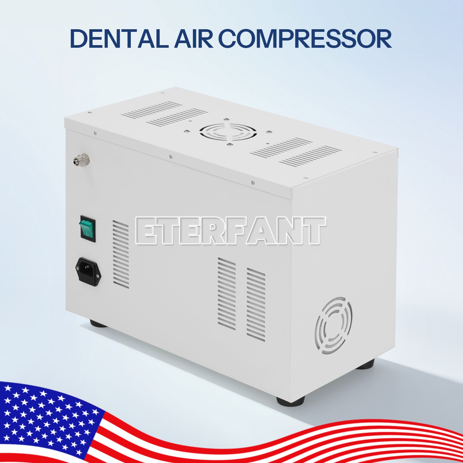 Dental Air Compressor Oil-Free Silent Systems for 110V Mobile Delivery Unit New Dental Air Compressor Oil-Free Silent Systems for 110V Mobile Delivery Unit New