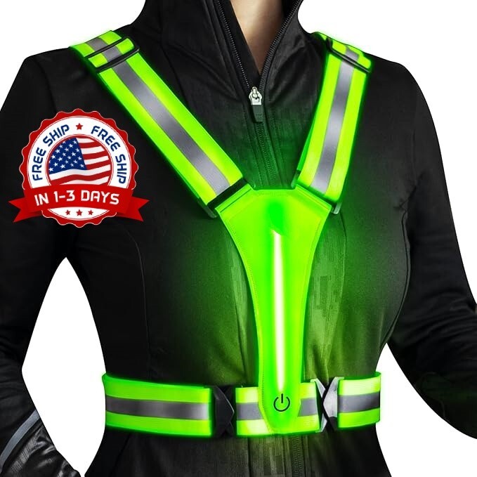 Chaleco De Seguridad Reflectante De Alta Visibilidad Unisex Ciclismo Correr NEW Chaleco De Seguridad Reflectante De Alta Visibilidad Unisex Ciclismo Correr NEW