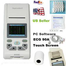 NEW CONTEC ECG90A Portable Cardiology ECG Machine (SHIP FROM USA)  picture