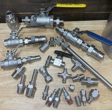 Swagelok Apollo Parker Lot of 40 Hydraulic Ball Valve Mixed Sizes Style Fittings picture