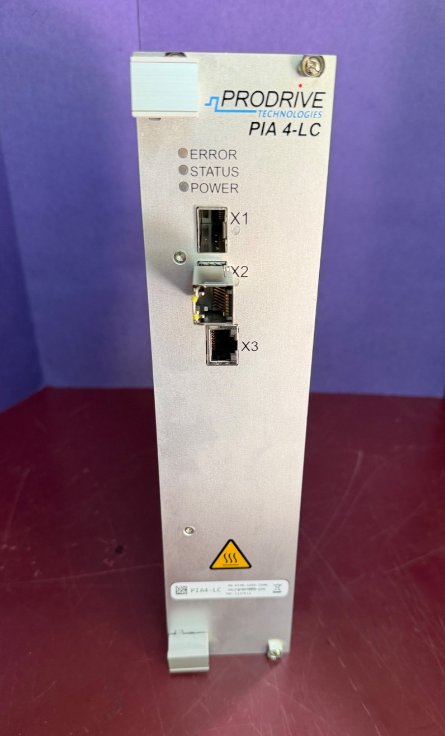 AS IS UNTEST Prodrive Technologies PIA 4-LC 6538-1604-2400 4-Axis Control Board