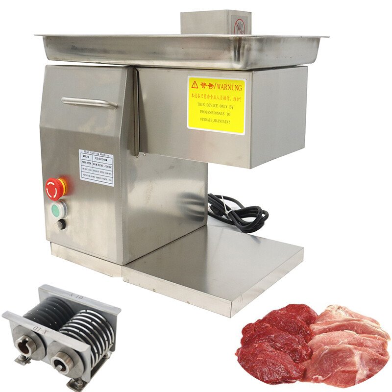 QX 10mm Meat Cutting Machine Meat Cutter Slicer Shredded Top Feed Inlet 110V QX 10mm Meat Cutting Machine Meat Cutter Slicer Shredded Top Feed Inlet 110V