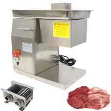 QX 10mm Meat Cutting Machine Meat Cutter Slicer Shredded Top Feed Inlet 110V picture
