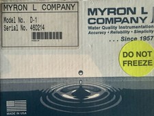 Myron L Company D-1 Dialysate Meter, New Never Used picture