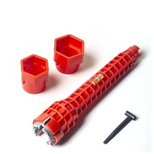 5 in 1 Faucet Sink Installer Home Multi Tool Pipe Wrench For Plumbers Homeowners picture