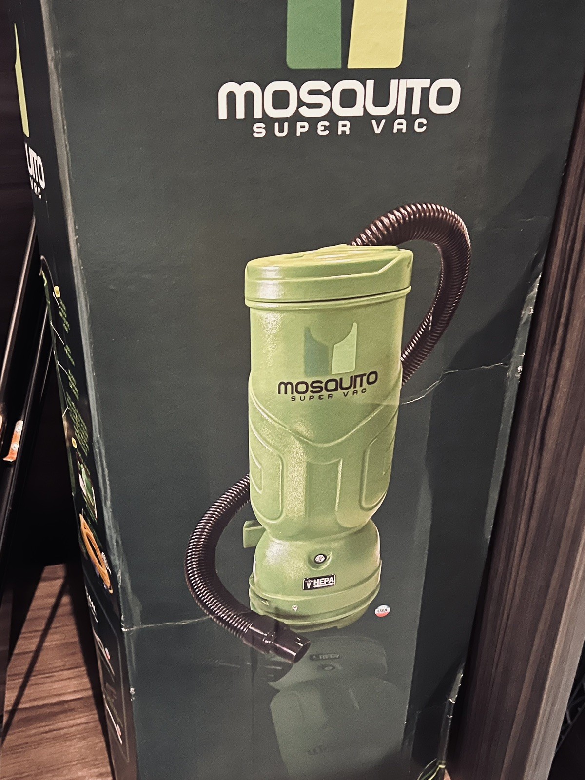 Mosquito Super Vac Backpack Vacuum with HEPA Filtration With Wand