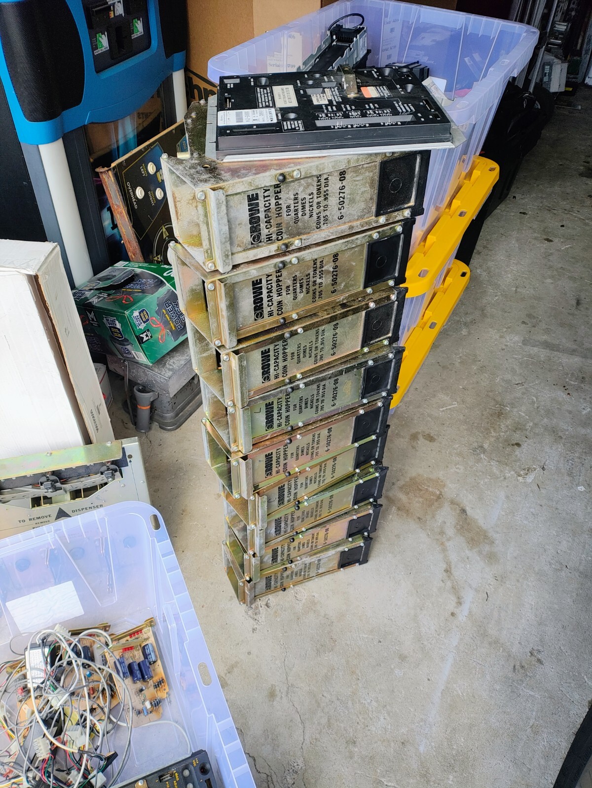 Rowe 6-50276-08 Coin Hopper for BC Series Change Machines WORKING & Nice Rowe 6-50276-08 Coin Hopper for BC Series Change Machines WORKING & Nice