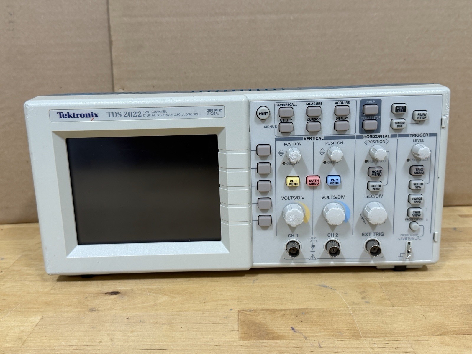 TEKTRONIX TDS 2022 TWO CHANNEL DIGITAL STORAGE OSCILLOSCOPE