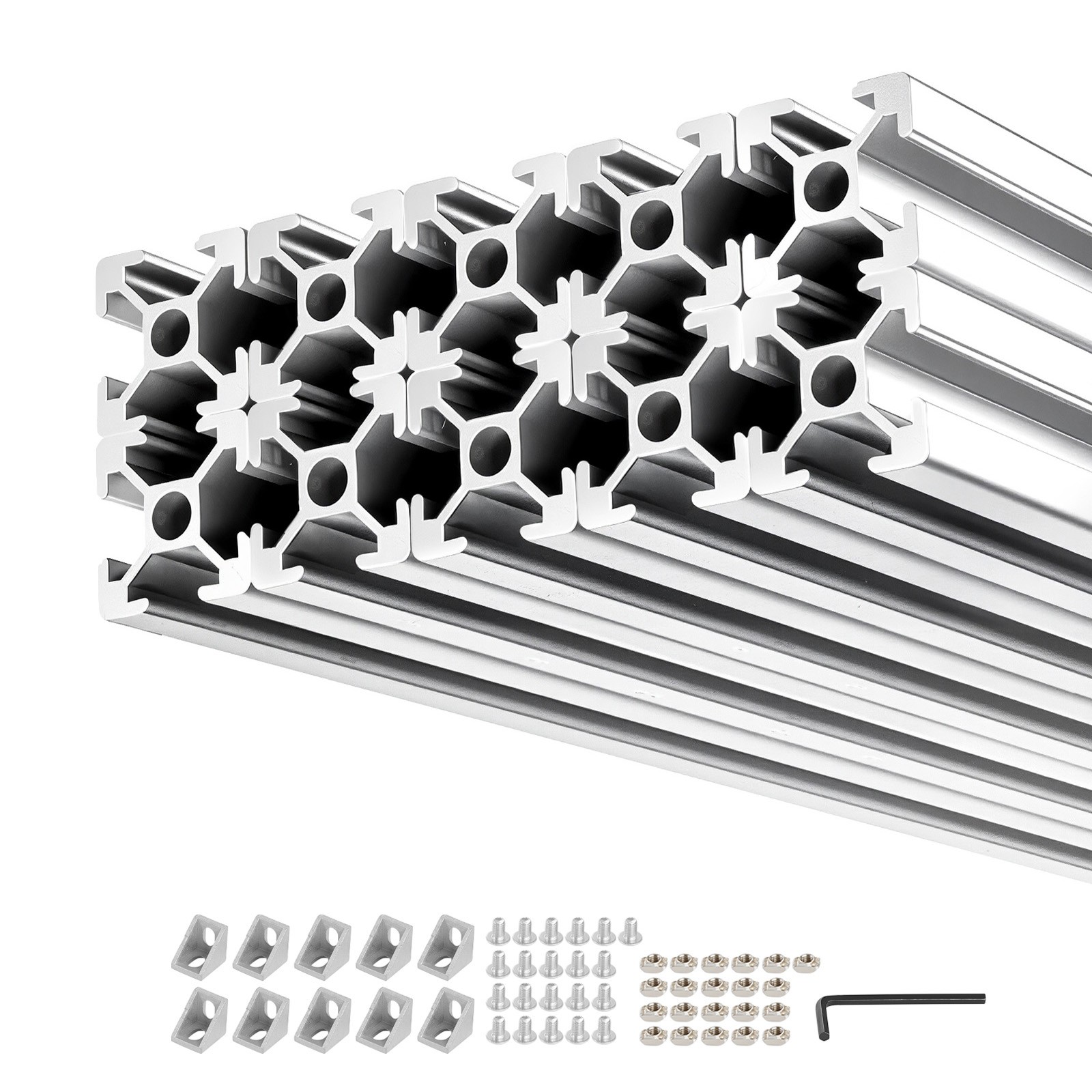 Uimoso 10PCS 2020 Aluminum Extrusion 39.37\ Uimoso 10PCS 2020 Aluminum Extrusion 39.37\