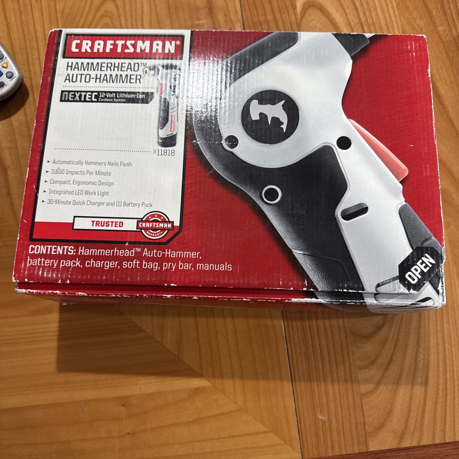 Craftsman 12V Nextec Hammerhead Auto-Hammer, Batt+Charger+Case, Model 11818, NEW Craftsman 12V Nextec Hammerhead Auto-Hammer, Batt+Charger+Case, Model 11818, NEW