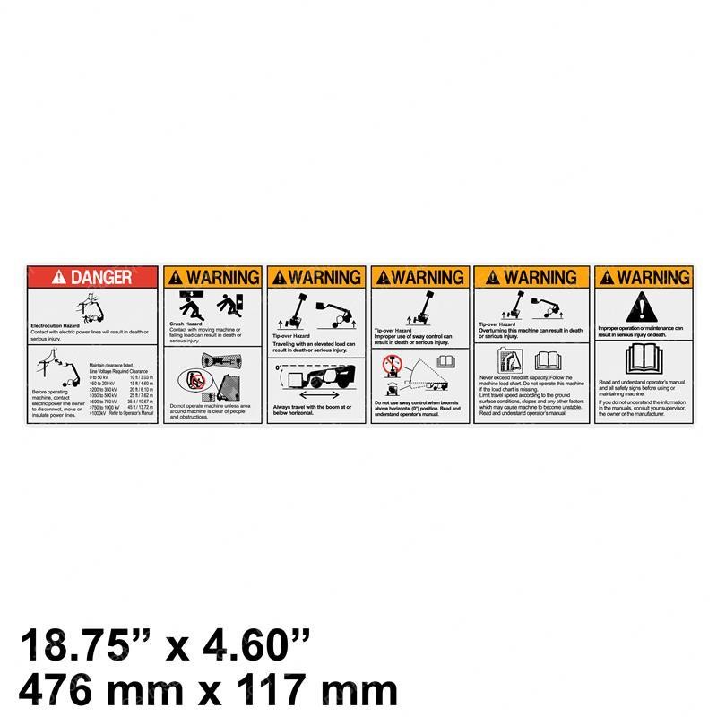 GN214419GT DECAL- 6 DECAL COMBO GN214419GT DECAL- 6 DECAL COMBO