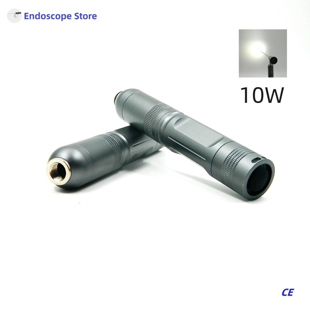 Mini Portable Handheld LED 10W Endoscope Light Source Water-proof For ENT