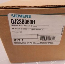 Siemens QJ23B060H QJ Circuit Breaker 3 Pole 240 Volt 60 Amp New In Box picture