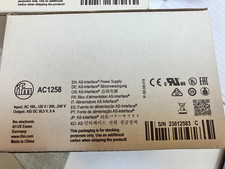 New IFM AC1258 AS-i Power Supply 100-120 / 200-240V, 30.5VDC Output NEW IN BOX picture