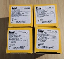 NEW Lot of 4 Hubbell HBL2723 Twist-Lock Insulgrip Connector 30A 3-Phase 250V L15 picture