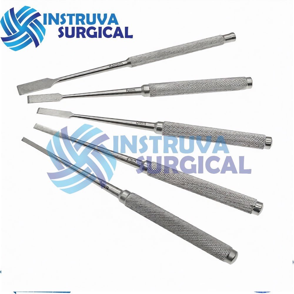 Bone Osteotomes set Stainless Steel Veterinary Orthopedics Instruments Bone Osteotomes set Stainless Steel Veterinary Orthopedics Instruments