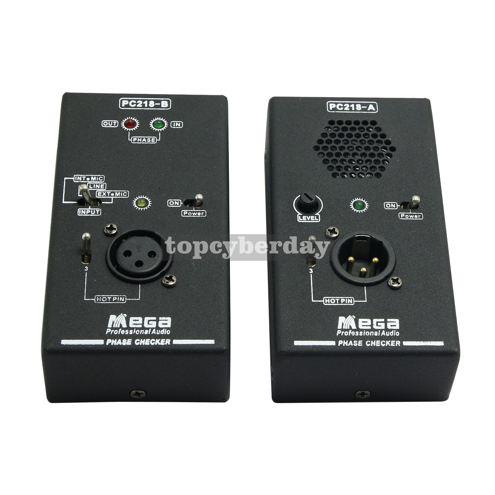 PC218 Phase Polarity Checker Detector Audio Speaker Microphone Sound Tester
