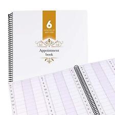 Undated Appointment Book Schedule Reservation - 6 Columns 200 Page Appt Book Org picture