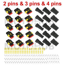 15 Kits 2+3+4 Pins Way Car Super Seal Waterproof Electrical Wire Connector Plug picture