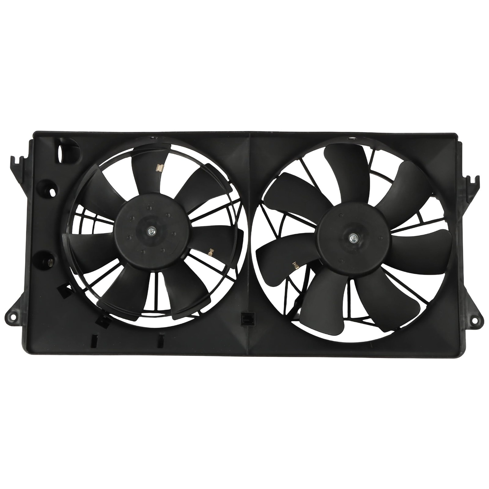 Dual Engine Radiator Cooling Fan with Shroud Assembly Dual Engine Radiator Cooling Fan with Shroud Assembly