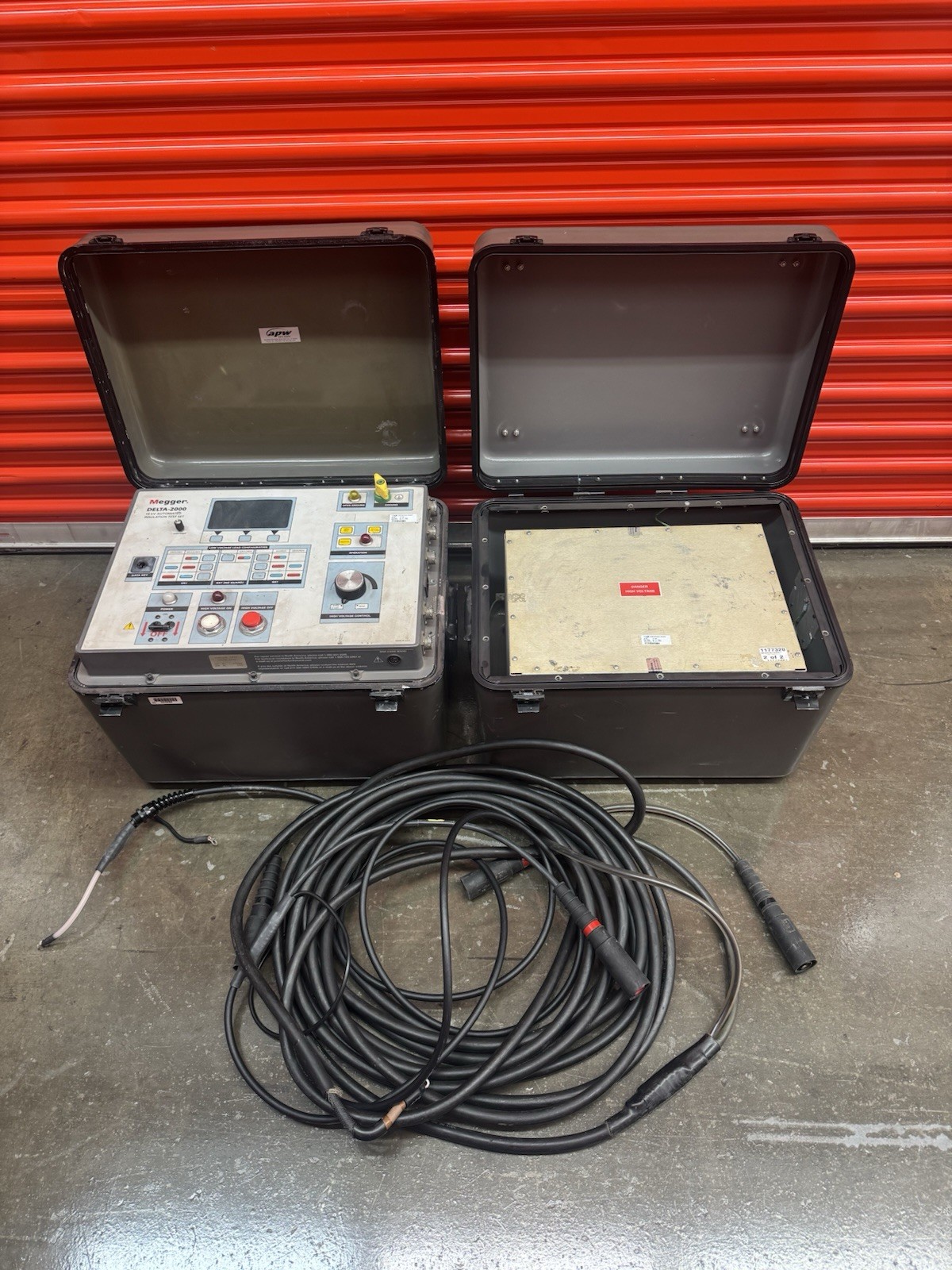 Megger Biddle Delta-2000 10-kv Automated Insulation Test Set cat no.672001 Megger Biddle Delta-2000 10-kv Automated Insulation Test Set cat no.672001