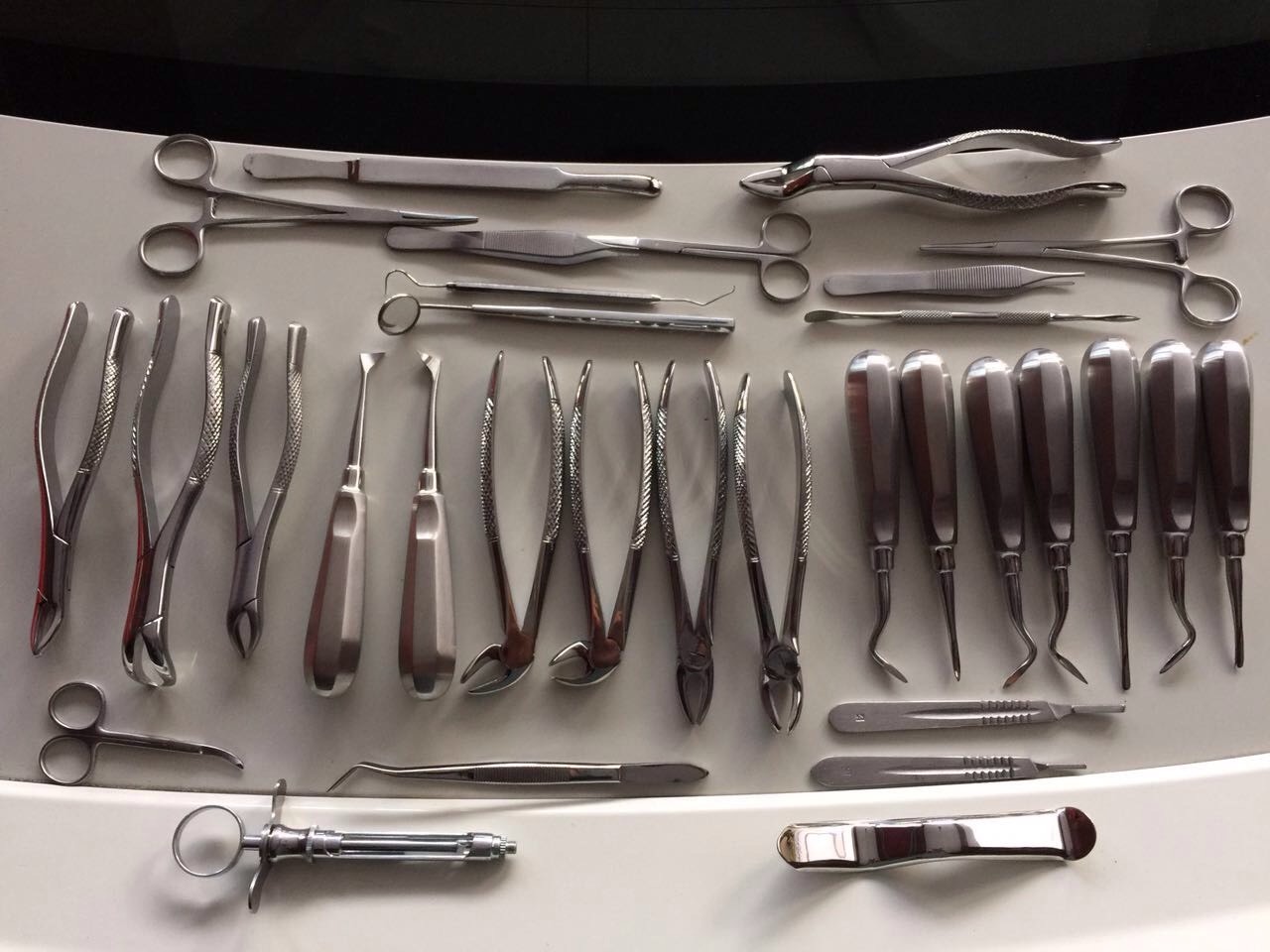 32 Pcs ORAL DENTAL EXTRACTION SURGERY EXTRACTING ELEVATORS FORCEPS INSTRUMENTS 32 Pcs ORAL DENTAL EXTRACTION SURGERY EXTRACTING ELEVATORS FORCEPS INSTRUMENTS