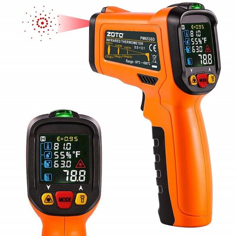  Infrared Thermometer Non contact Digital Laser Colorful Temperature Gun