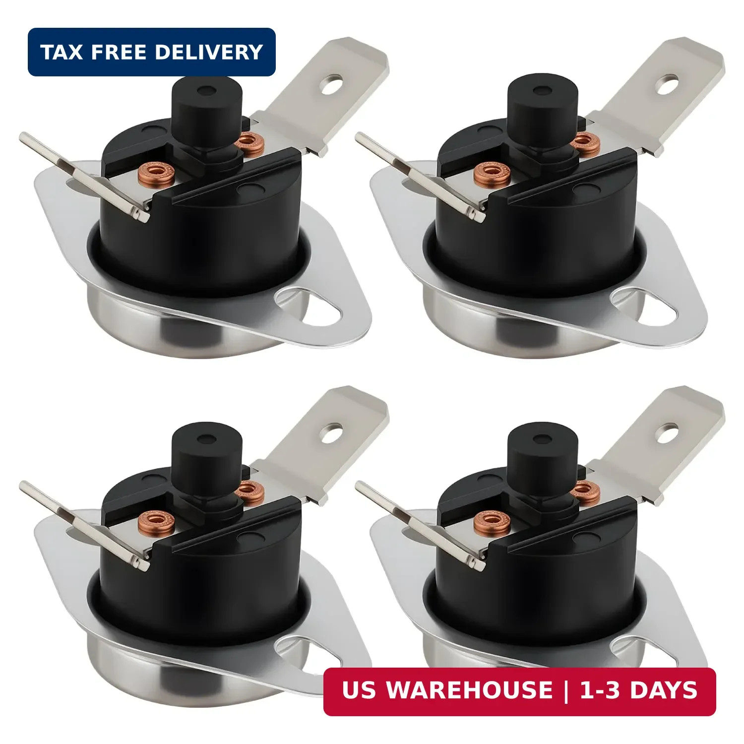4 PCS Universal Furnace L250F Manual Reset Limit Switch Thermostat Replaces 36TX