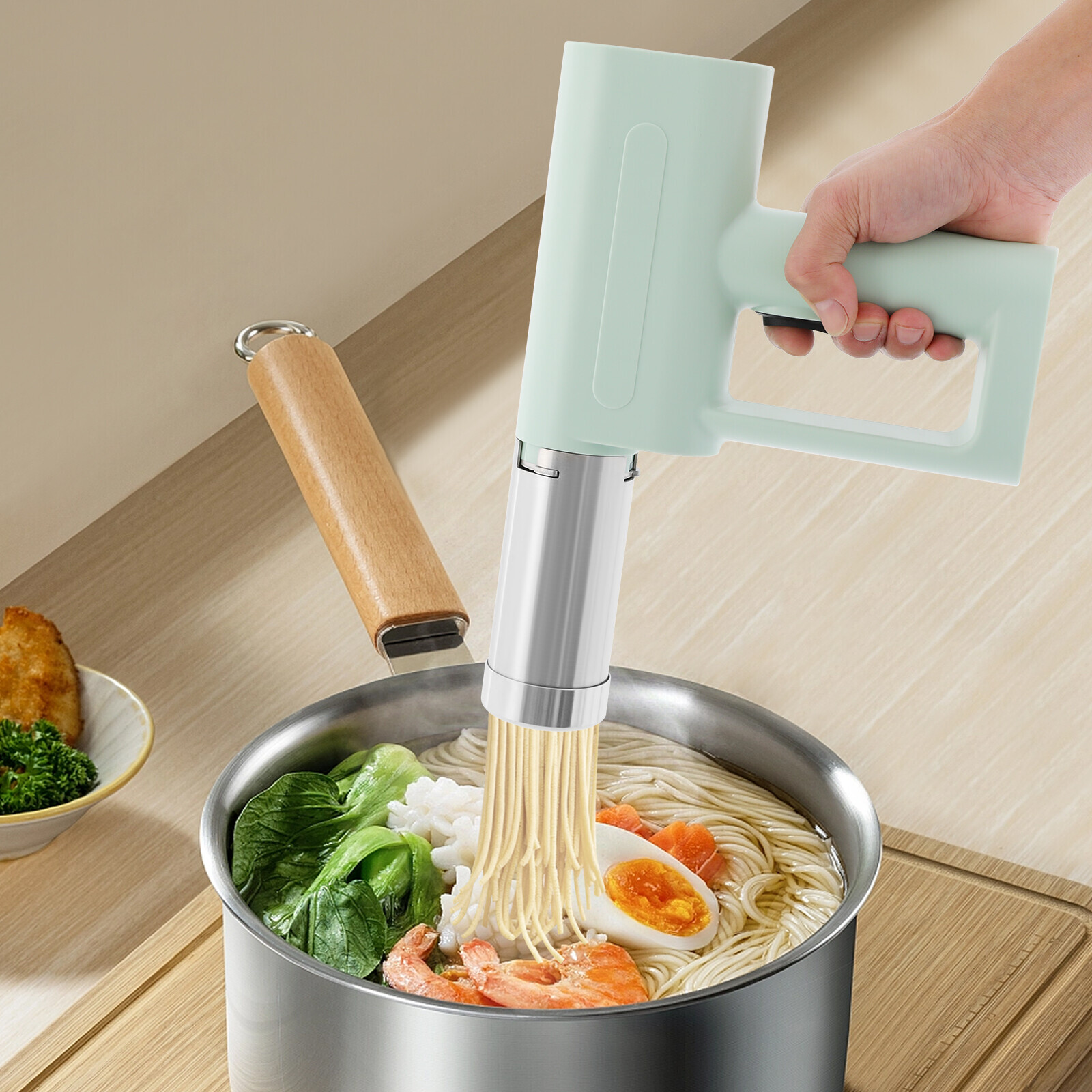 5-in-1 Electric Pasta Maker Kitchen Pasta Machine Portable Handheld Pasta Maker 5-in-1 Electric Pasta Maker Kitchen Pasta Machine Portable Handheld Pasta Maker