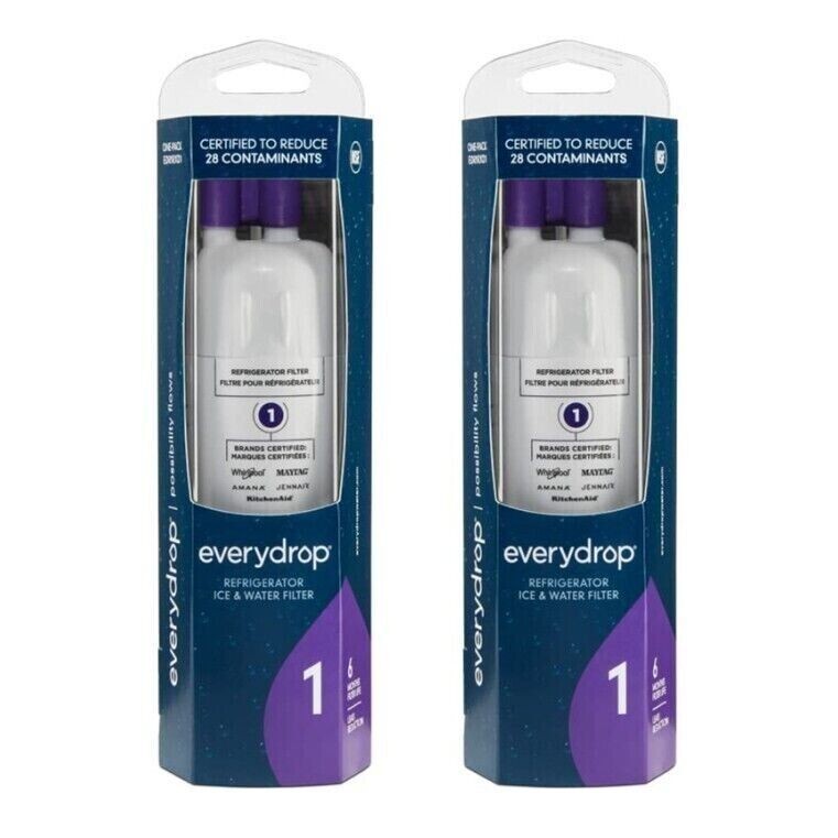 2 Pack EDR1RXD1 9081 Refrigerator Water Filter Replacement Ice Filter*