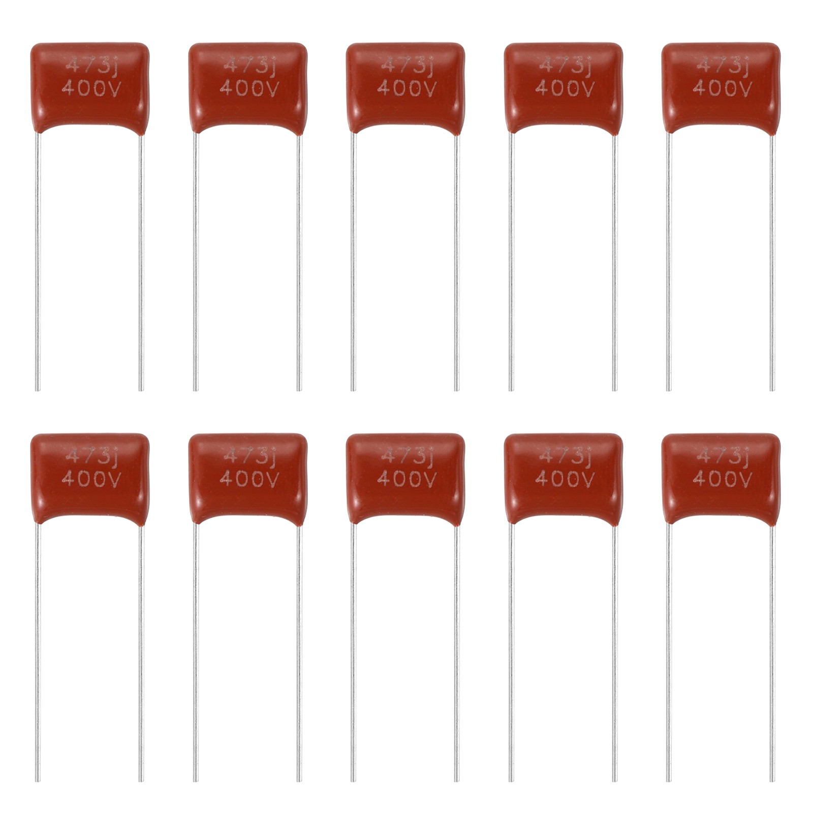 50pcs CBB22 Capacitor 400V 473J 0.047UF Metallized Polypropylene Film Capacitors 50pcs CBB22 Capacitor 400V 473J 0.047UF Metallized Polypropylene Film Capacitors