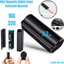 16GB 32GB Mini Digital Voice Activated Recorder Magnetic Audio Sound Dictaphone picture