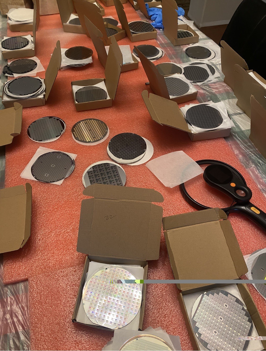 10 Vintage 1980’s Circuit Wafers / Eight 4” And Two 5” All Different