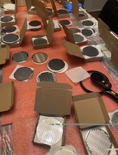 10 Vintage 1980’s Circuit Wafers / Eight 4” And Two 5” All Different picture