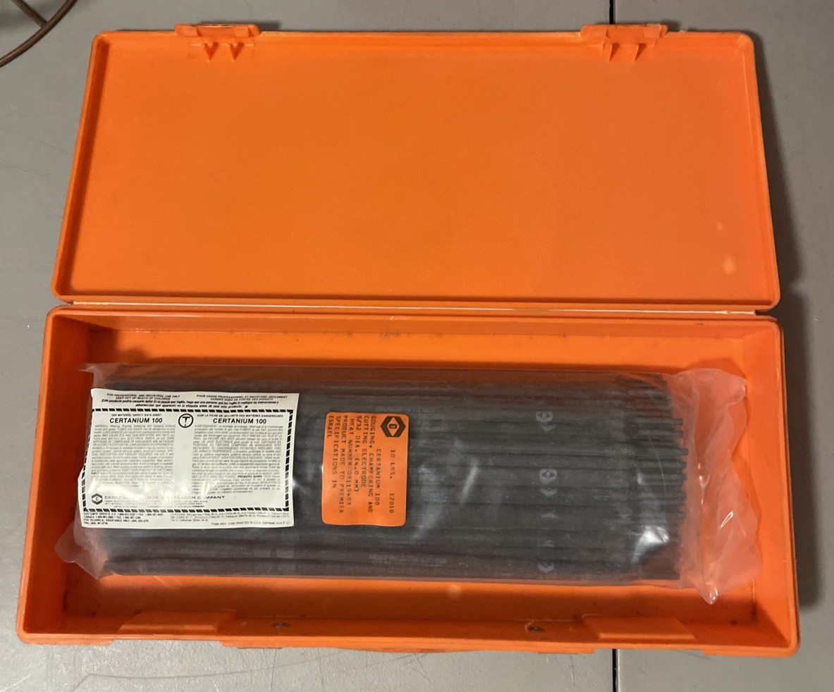 Certanium 100 AC/DC 1/8″ 12000 10LBS Gouging, Chamfering & Cutting Electrode Certanium 100 AC/DC 1/8″ 12000 10LBS Gouging, Chamfering & Cutting Electrode