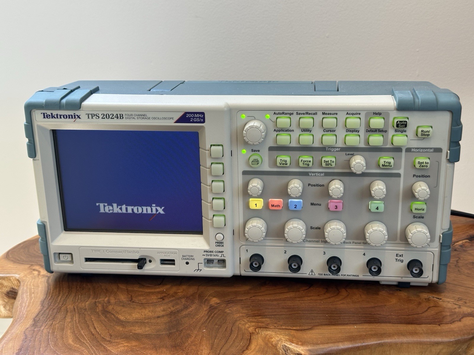 Tektronix TPS2024B Four Channel Digital Storage Oscilloscope 200MHz/2GS
