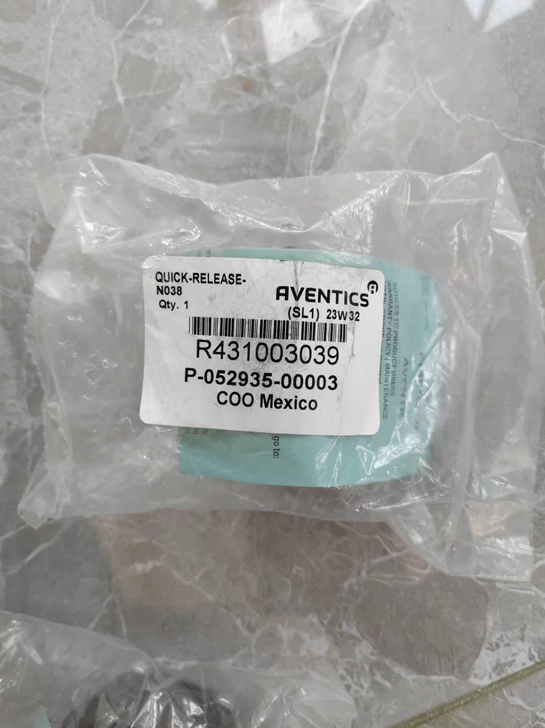 1PC New Aventics Rexroth P52935-3 R431003039 3/8\ 1PC New Aventics Rexroth P52935-3 R431003039 3/8\