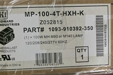 Howard Industries MP-100-4T-HXH-K HID Ballast 100W MH 120/208/240/277V picture